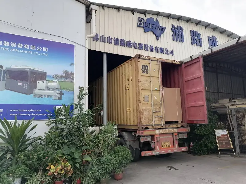 Calorem Blueway scriptor low-caliditas inverter pumps Feliciter exportata in Europam